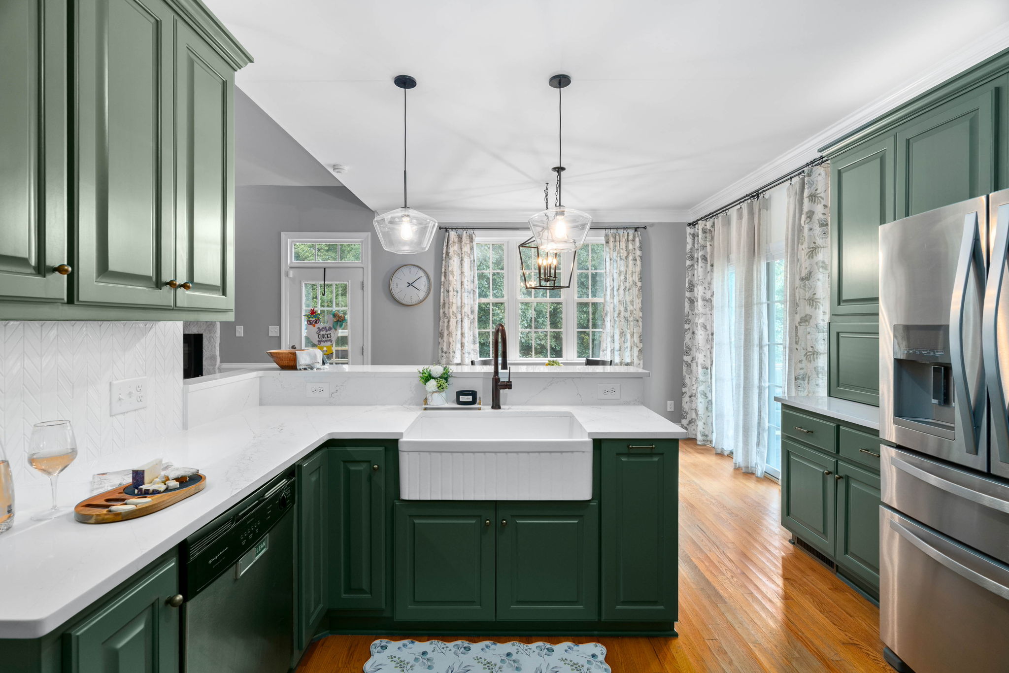 Cabinet Refinishing Project - Clayton, NC