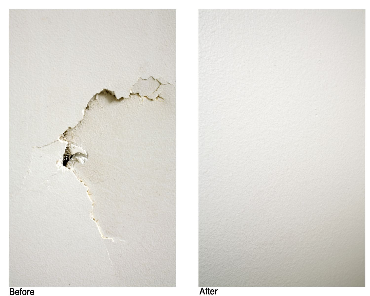 Wall Crack Repair Before & After