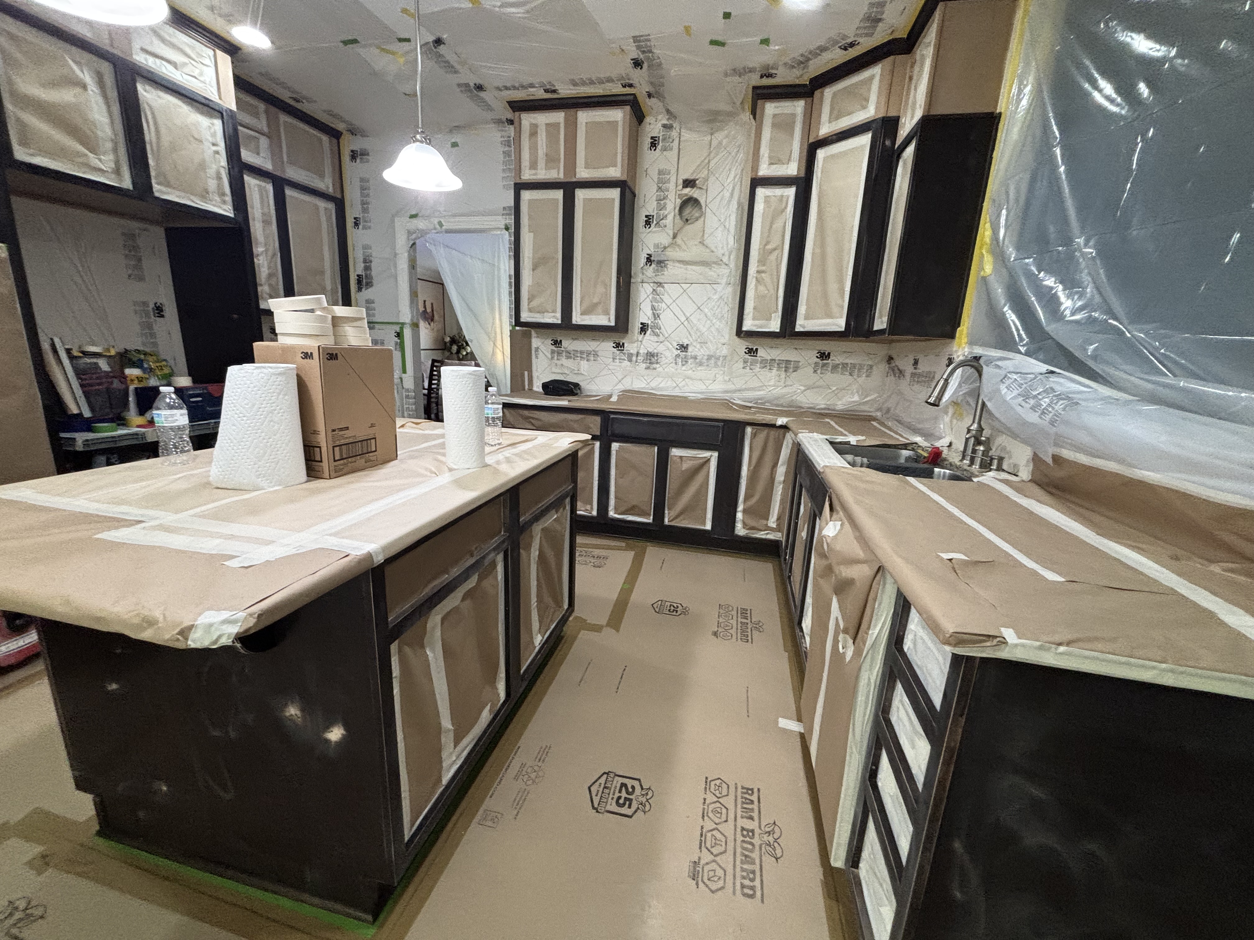 Cabinet Refinishing Project - Wake Forest, NC